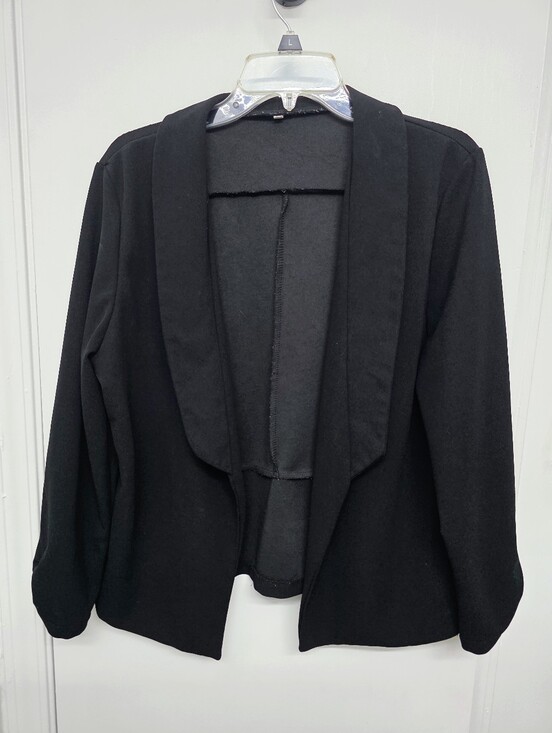 Jackets & Blazers - Women's Black Open-Front Blazer Jacket